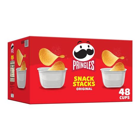 Pringles Snack Stacks Original Potato Crisps 067 Oz 48 Pk Sams