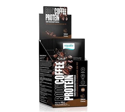 Body Coffee Protein Caf Funcional Prote Co Cacau Sach S Gi