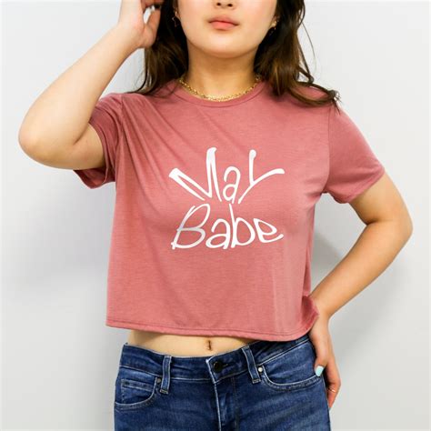 May Babe Crop Top May Birthday Crop Top Due In May Crop Top Gemini Zodiac Crop Top May Mom