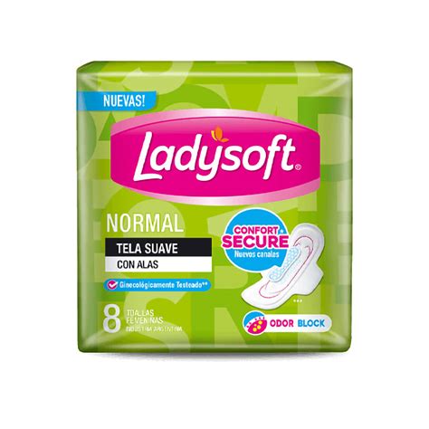 Toallitas Ladysoft Normal Suave X 8 U Casa Florian