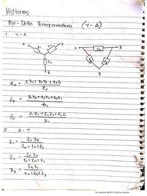 Wye Delta Transformation | PDF