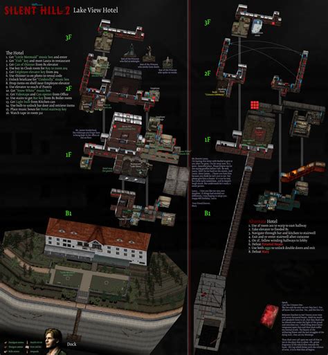 Silent Hill 2 Lake View Hotel Map By Vgcartography On Deviantart