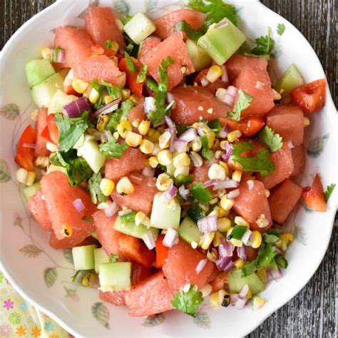 Watermelon Salsa Zesty South Indian Kitchen