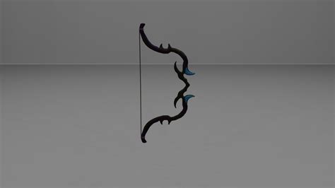 3d Model Low Poly Bow Turbosquid 1716213