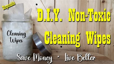 Diy Non Toxic Disposable Cleaning Wipes ~ Save Money Live Better Youtube