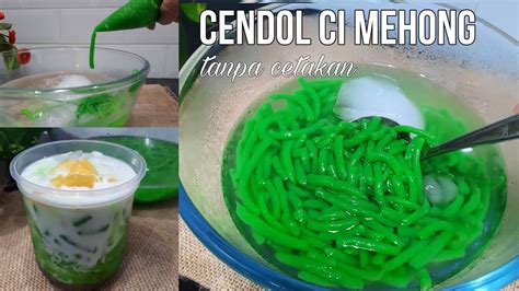 Buat Cendol Tanpa Cetakan Anti Gagal Cendol Viral Ala Ala Ci