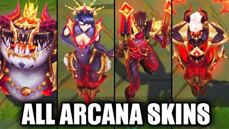 All New Arcana Skins Spotlight Lucian Camille Xerath Tahm Kench