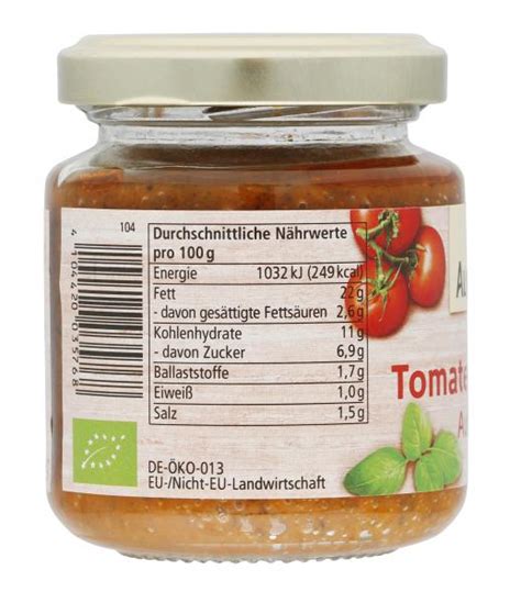 Alnatura Aufstrich Tomate Basilikum Online Kaufen Bei Combi De