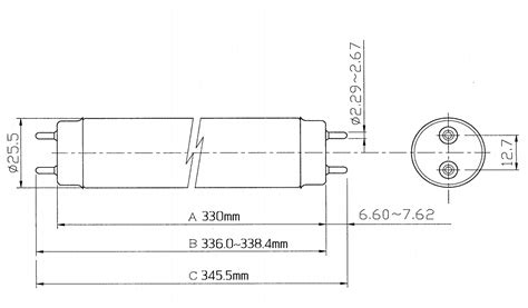 Toshiba Fl Blb T W G Black Light Fluorescent Lamp