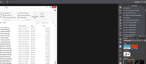 How To Install Tpl Files Tpl Brushes Into Photoshop