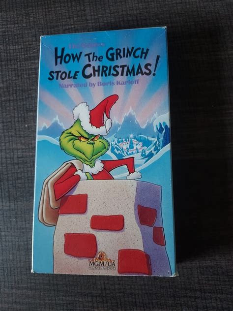 How The Grinch Stole Christmas Vhs 1988 Boris Karloff Dr Seuss 27616101136 Ebay