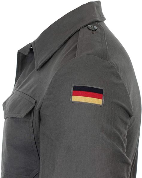 Bundeswehr Moleskin Field Jacket Wflags From Hessen Antique