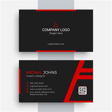 Premium Vector Vector Modern And Clean Business Card Design Template