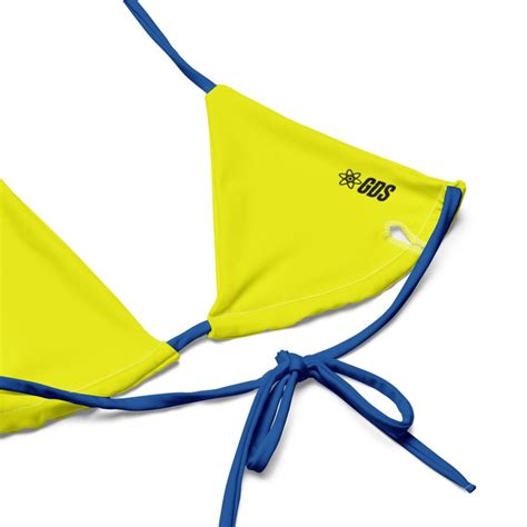 Colombia String Bikini Top Vibrant Tropical Print Sleek Adjustable Design Beachwear Essential