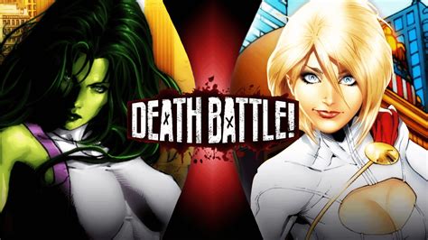 She Hulk Vs Power Girl Marvel Vs Dc Connections In The Comments Rdeathbattlematchups