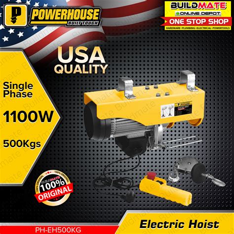 Buildmate Powerhouse Kg Electric Hoist W Electric Winch Electric