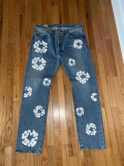 Denim Tears Denim Tears X Levis 501 The Cotton Wreath Jean Light Wash