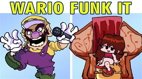 Friday Night Funkin Vs Wario Funk It X One Shot Mod X Super Mario Bros