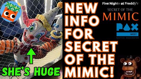 EVERYTHING WE LEARNED ABOUT FNAF SECRET OF THE MIMIC AT PAX WEST DAY 1