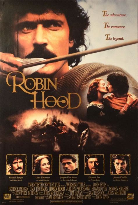 Robin Hood. 1991 Original U.S. 25.5 X 38 Video Poster. Patrick Bergin ...