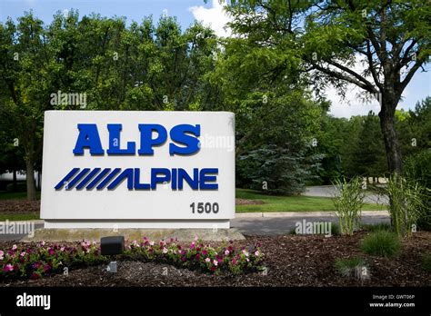 A Logo Sign Outside Of A Facility Occupied By Alps Electric Co Ltd