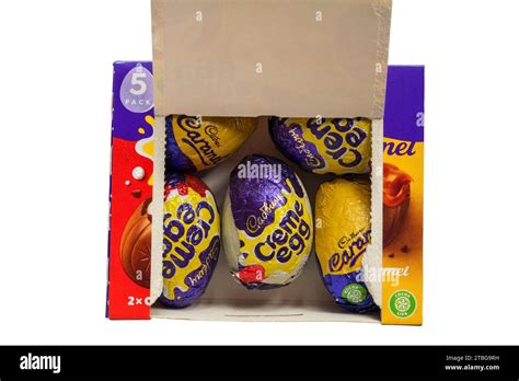 Box Of Cadbury Creme Egg Mixed Classic White And Caramel Creme Eggs 5