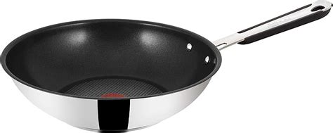 Tefal E Jamie Oliver Induction Wok Stainless Steel Cm Amazon