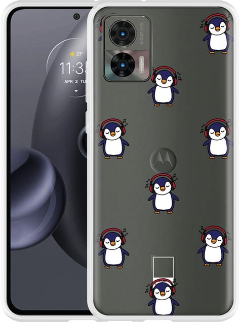 Motorola Edge Neo Hoesje Chillin Like A Penguin Designed By Cazy Bol