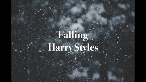 Falling Harry Styles Lyrics Youtube