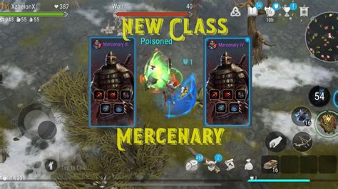 Frostborn New Class Upgrading Mercenary Level Iii To Iv Youtube