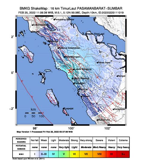 Gempa Bumi Magnitudo 6 2 Mengguncang Wilayah Sumatera Barat