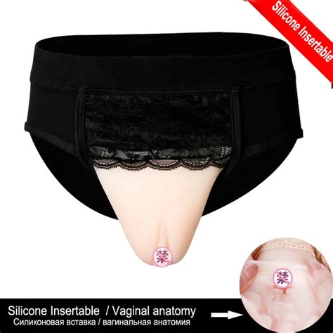New Camel Toe Insert Fake Vagina Female Panties Underwear For