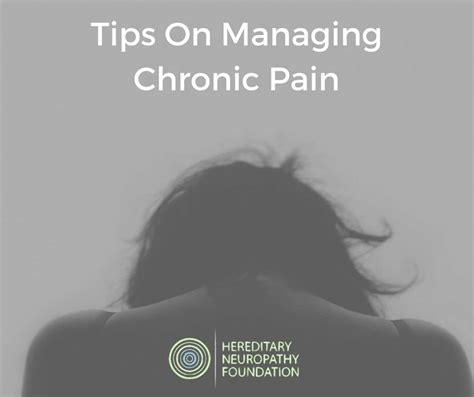 tips  managing chronic pain