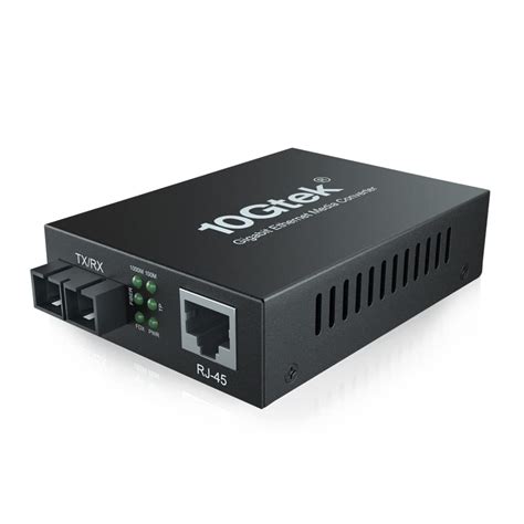 Buy Gigabit Multi Mode Sc Fiber To Ethernet Media Converter Built In