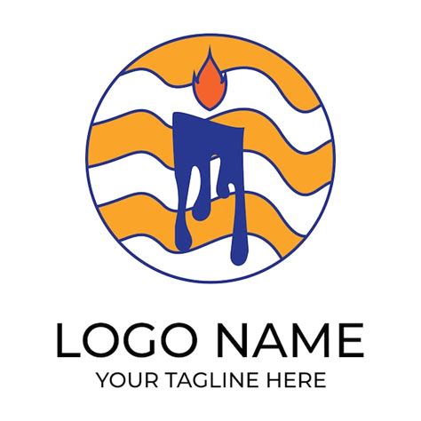 Premium Vector | Bonfire logo design template illustration