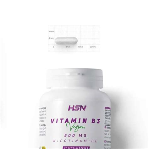 Hsn Vitamin B3 Nicotinamide 500mg 120 Units Bikeinn