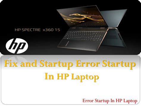 Ppt Fix And Startup Error Startup In Hp Laptop Powerpoint