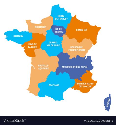 Region Map Of France Emmy Norrie