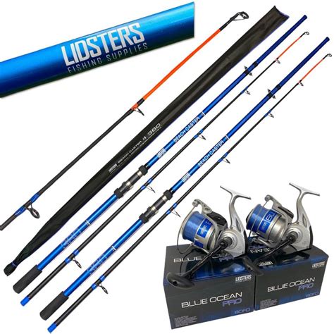 Lfs Beachcaster Sea Fishing Rods Ft Pc Lidsters Blue Ocean Pro