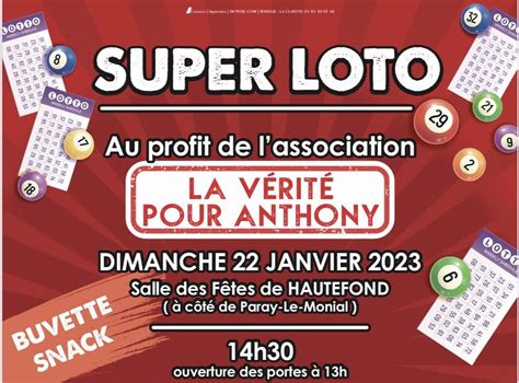 La V Rit Pour Anthony Un Loto Pour La Bonne Cause L Informateur De