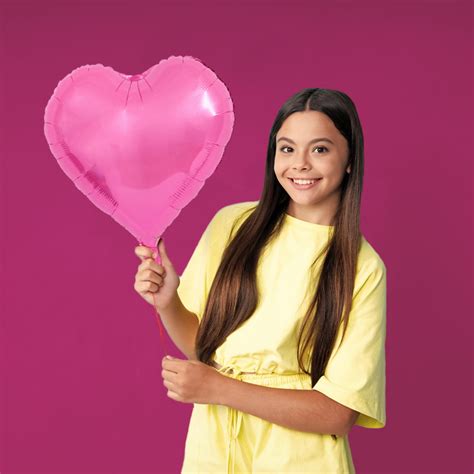 Grossiste Ballon foil coeur 45 cm ROSE Réservé aux professionnels CDA