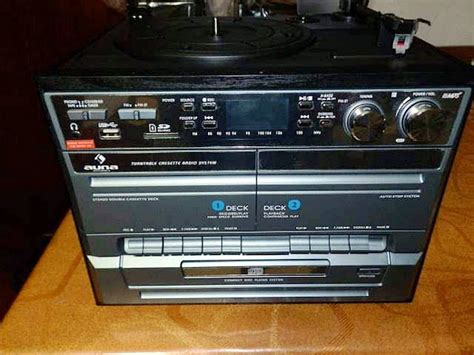 Auna Bt Impianto Stereo Con Giradischi Cassette E Bluetooth Retr