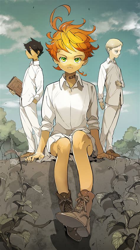 The Promised Neverland Emma Ray Norman 4k Hd Wallpaper Rare Gallery