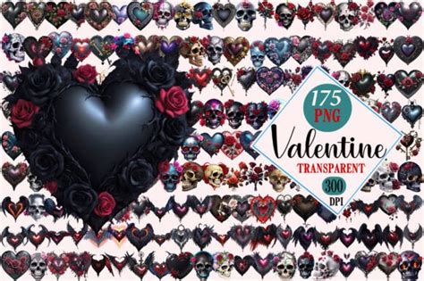 Gothic Valentine Clipart Mega Bundle Graphic By Colourful Creative