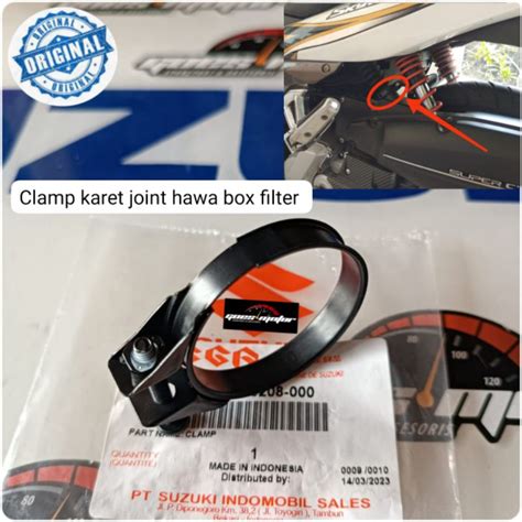 Jual Clamp Karet Joint Inlet Hawa Suzuki Skywave Hayate Original Sgp