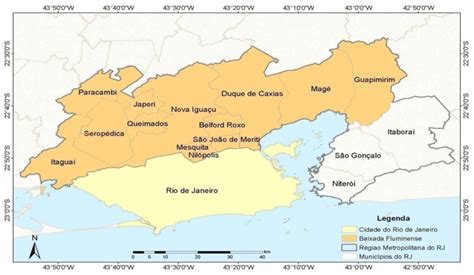 Delimita O Da Baixada Fluminense Regi O Metropolitana E Cidade Do