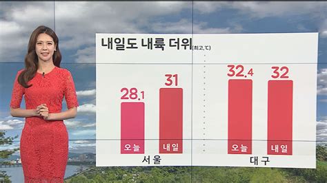 날씨 내일 30도 웃도는 더위금요일 전국 장맛비 연합뉴스