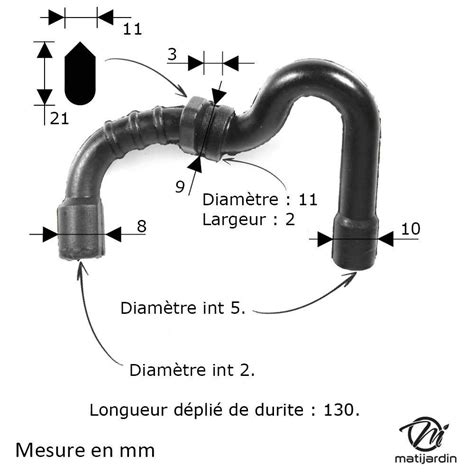 Durite essence tronçonneuse Stihl 017 018 MS170 MS180 pièces