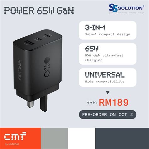 Power W Gan By Cmf By Nothing W Universal Charger Ports