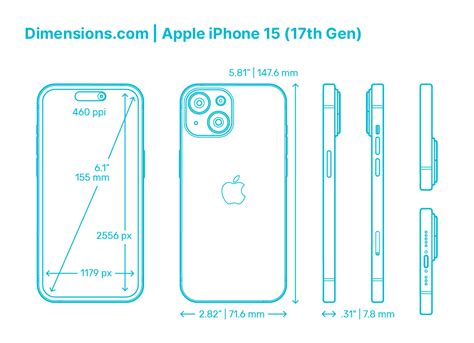 Apple Iphone Pro Max Th Gen Dimensions Drawings Dimensions